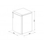 Smeg CV102F congelatore Sottopiano 85 L F Bianco (CV102F)