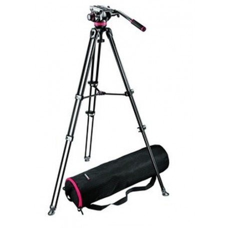 Manfrotto MVK 502 AM treppiede Videocamera portatile 3 gamba/gambe Nero (MVK502AM-1)
