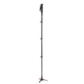 Manfrotto MVMXPROA4 monopiede per fotocamera 1/4, 3/8" Alluminio Nero (MVMXPROA4)