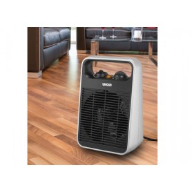 Unold 86106 stufetta elettrica Nero, Argento 2000 W Riscaldatore ambiente elettrico con ventilatore (86106)
