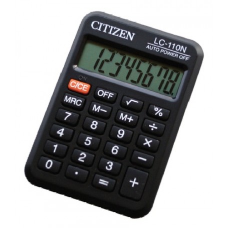 Citizen LC-110N calcolatrice Tasca Calcolatrice di base Nero (Z300019)