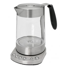 ProfiCook PC-WKS 1020 G bollitore elettrico 1,7 L 3000 W Nero, Acciaio inossidabile (501020)
