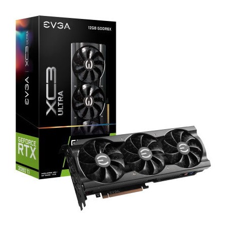 EVGA GeForce RTX 3080 Ti XC3 ULTRA LHR 12GB - 3x DisplayPort, 1x HDMI (12G-P5-3955-KR_PROMO)