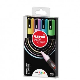 CF4 POSCA MEDIO PASTEL (MPC5MP4P)