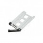 Icy Dock MB998TP-B pannello drive bay Vassoio per unità di memorizzazione Argento (MB998TP-B)