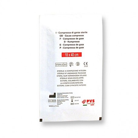 COMPRESSA GARZA 18X40 STERILE (GAZ194)