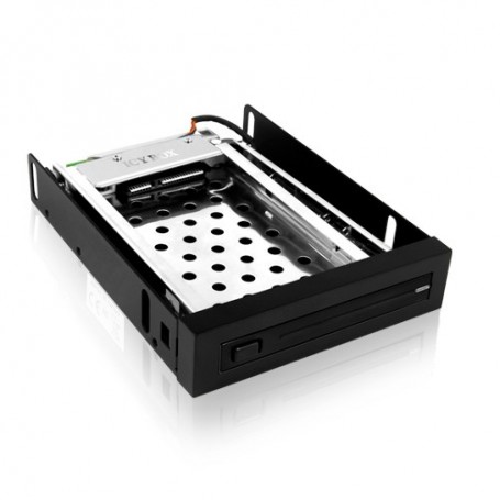 ICY BOX IB-2216StS 8,89 cm (3.5") Pannello incassato Nero (20906)