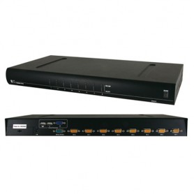 ROLINE 19" KVM - 8 PCs switch per keyboard-video-mouse (kvm) Nero (14.99.3222)