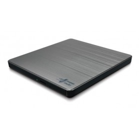 Hitachi-LG Slim Portable DVD-Writer lettore di disco ottico DVD±RW Argento (GP60NS60.AUAE12S)