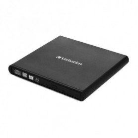 Verbatim External Slimline CD/DVD Writer lettore di disco ottico DVD±RW Nero (53504)