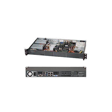 Supermicro SC504-203B Intel® C222 LGA 1150 (Presa H3) (CSE-504-203B)