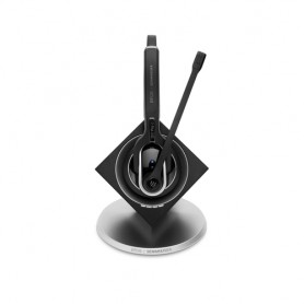 EPOS | SENNHEISER IMPACT DW Pro 2 PHONE - EU Cuffia Padiglione auricolare Nero, Argento (1000526)