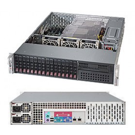 Supermicro SuperServer 2028R-C1R4+ Intel® C612 LGA 2011 (Socket R) Armadio (2U) Nero (SYS-2028R-C1R4+)