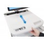 Ergotron StyleView Alluminio, Grigio, Bianco Pannello piatto Carrello multimediale (SV44-1262-2)