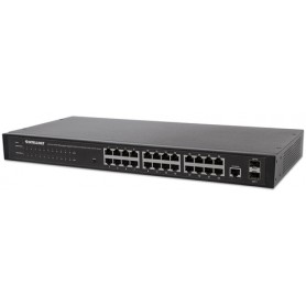 Intellinet 560917 switch di rete Gestito Gigabit Ethernet (10/100/1000) 1U Nero (560917)