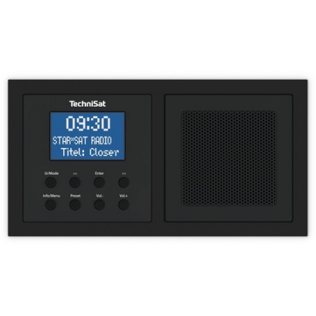 TechniSat DIGITRADIO UP 1 A muro Analogico e digitale Nero (0000/3900)