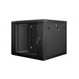 Lanberg WF01-6609-10B rack 9U Da parete Nero (WF01-6609-10B)
