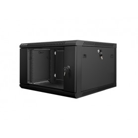 Lanberg WF01-6606-10B rack 6U Da parete Nero (WF01-6606-10B)