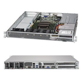 Supermicro SuperServer 1018R-WR Intel® C612 LGA 2011 (Socket R) Rack (1U) Nero (SYS-1018R-WR)