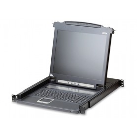 Aten CL1000M switch per keyboard-video-mouse (kvm) Montaggio rack Nero (CL1000M-ATA-2XK06UG)