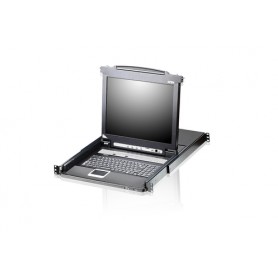Aten CL5708M switch per keyboard-video-mouse (kvm) Montaggio rack Nero (CL5708M-ATA-2XK06A1G)