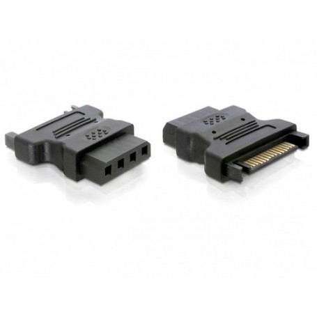 DeLOCK Adapter Power - IDE drive  4 Pin SATA 15 p IDE 4p Nero (82326)