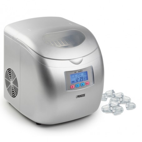 Princess 283069 Macchina per la produzione di cubetti di ghiaccio integrata/indipendente 120 W Argento (01.283069.01.001)