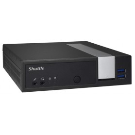 Shuttle XPC slim DX3000XA PC/stazione di lavoro DDR3L-SDRAM J3355 mini PC Intel® Celeron® 4 GB 128 GB SSD Nero (DX3000XA)