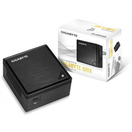 Gigabyte GB-BPCE-3455 barebone per PC/stazione di lavoro PC con dimensioni 0,69 l Nero BGA 1296 J3455 1,5 GHz (GB-BPCE-3455)