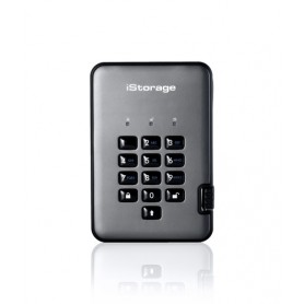 iStorage diskAshur PRO2 512 GB Nero, Grafite (IS-DAP2-256-SSD-512-C-G)