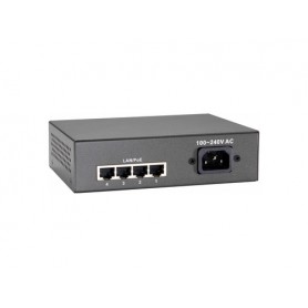 LevelOne FEP-0511W120 switch di rete Fast Ethernet (10/100) Supporto Power over Ethernet (PoE) Grigio (FEP-0511W120)