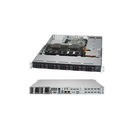 Supermicro SuperServer 1029P-WTRT Intel C622 LGA 3647 (Socket P) Rack (1U) Nero (SYS-1029P-WTRT)