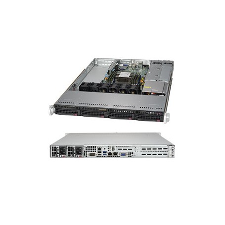 Supermicro SuperServer 5019P-WTR Intel C622 LGA 3647 (Socket P) Rack (1U) Nero (SYS-5019P-WTR)