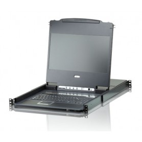 Aten CL6708MW switch per keyboard-video-mouse (kvm) Montaggio rack Nero (CL6708MW-ATA-2XK06SG)