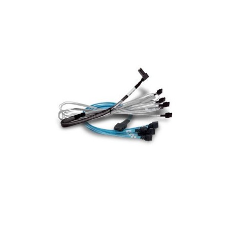 Broadcom CBL-SFF8643-06M 0,6 m Nero, Blu, Argento (05-26114-00)