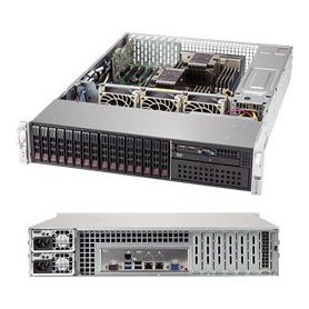Supermicro SYS-2029P-C1RT sistema barebone per server Intel C622 LGA 3647 (Socket P) Armadio (2U) Nero (SYS-2029P-C1RT)