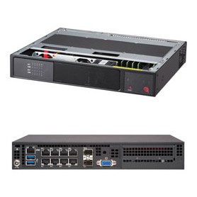 Supermicro SuperServer E300-9A Intel SoC BGA 1310 Rack (1U) Nero (SYS-E300-9A-4CN10P)