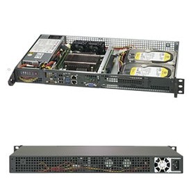 Supermicro SuperServer 5019C-FL Intel C242 LGA 1151 (Presa H4) Rack (1U) Nero (SYS-5019C-FL)