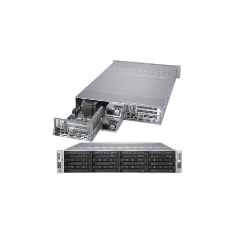 Supermicro SuperServer 6029TR-DTR Intel® C621 LGA 3647 (Socket P) Armadio (2U) Nero (SYS-6029TR-DTR)