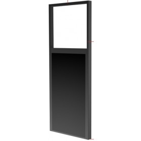 Peerless DS-OM55ND-CEIL Supporto per display espositivi 139,7 cm (55") Nero (DS-OM55ND-CEIL)