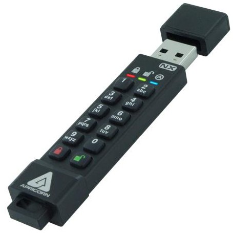 Apricorn ASK3-NX-64GB unità flash USB USB tipo A 3.2 Gen 2 (3.1 Gen 2) Nero (ASK3-NX-64GB)
