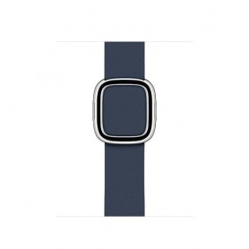 Apple MXPD2ZM/A accessorio per smartwatch Band Blu Pelle (MXPD2ZM/A)