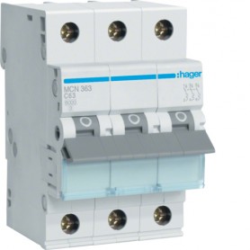 Hager MCN363 interruttore automatico Tipo C 3 3 modulo/moduli (MCN363)