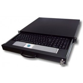 aixcase AIX-19K1UKT-B 19" rack console a rack Nero (17000125)