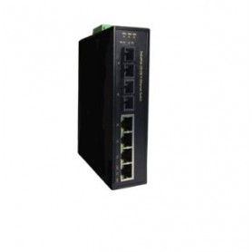 Barox PC-IA500 switch di rete Non gestito L2 Fast Ethernet (10/100) Nero (WGR-6013)