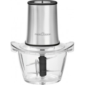 ProfiCook PC-MZ 1150 tritaverdure elettrico 1 L 400 W Acciaio inossidabile, Trasparente (501150)