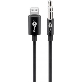 Goobay 66805 cavo Lightning 1 m Nero (66805)