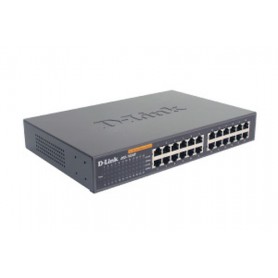 D-Link 24-port 10/100M NWay Desktop - Internal PSU (incl. 19" rack mount kit) Non gestito (DES-1024D/E)