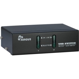 Inter-Tech KVM-AS-21UA switch per keyboard-video-mouse (kvm) Nero (88887168)