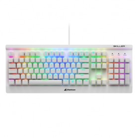 Sharkoon SKILLER SGK3 tastiera USB QWERTY Inglese Bianco (4044951031221)